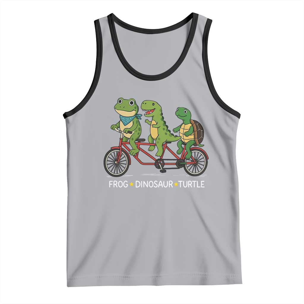 Subtle FDT Tank Top Frog Dinosaur Turtle Political Satire - Wonder Print Shop
