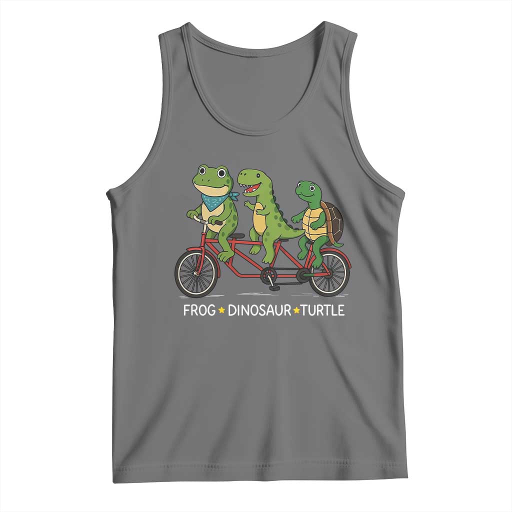 Subtle FDT Tank Top Frog Dinosaur Turtle Political Satire - Wonder Print Shop