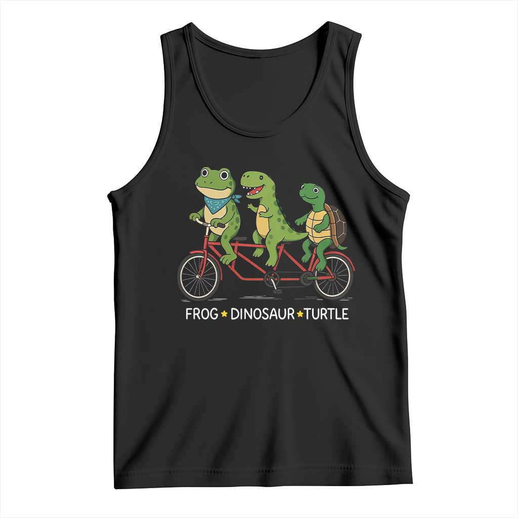 Subtle FDT Tank Top Frog Dinosaur Turtle Political Satire - Wonder Print Shop