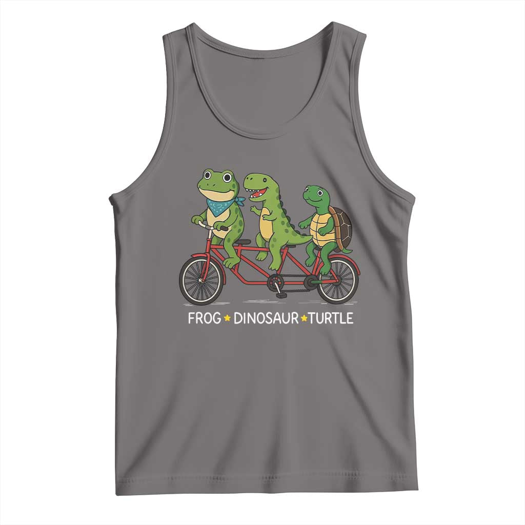 Subtle FDT Tank Top Frog Dinosaur Turtle Political Satire - Wonder Print Shop
