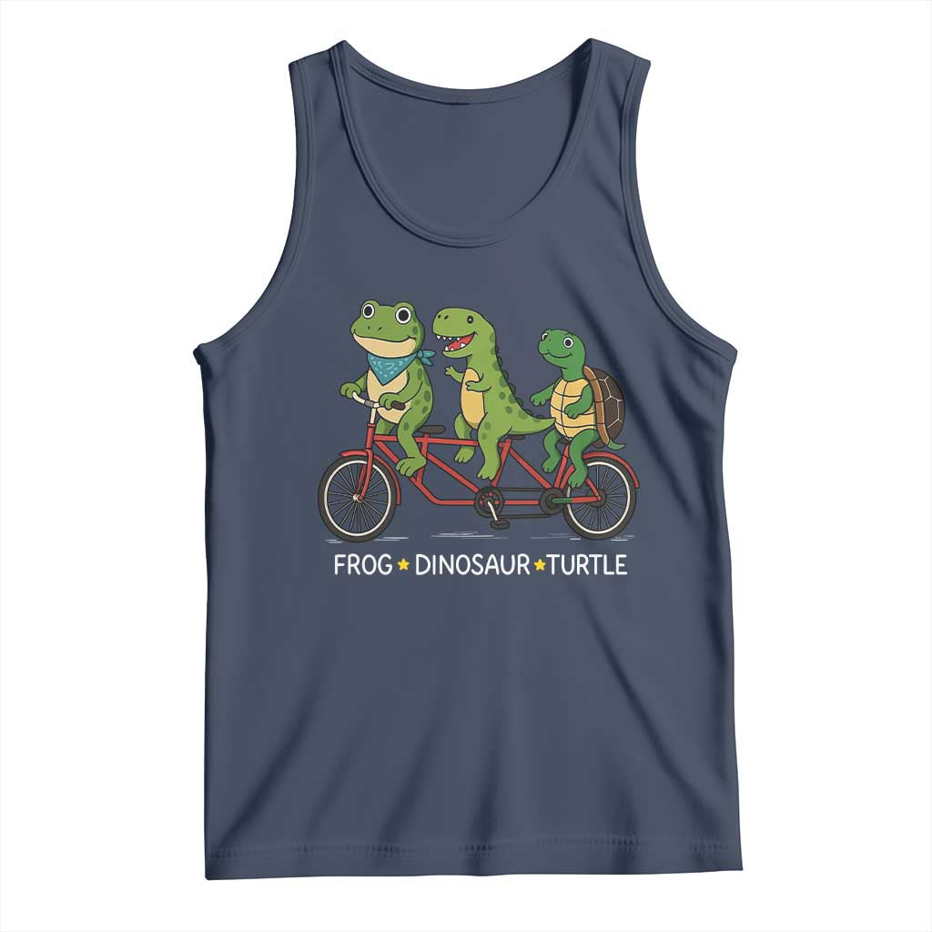 Subtle FDT Tank Top Frog Dinosaur Turtle Political Satire - Wonder Print Shop