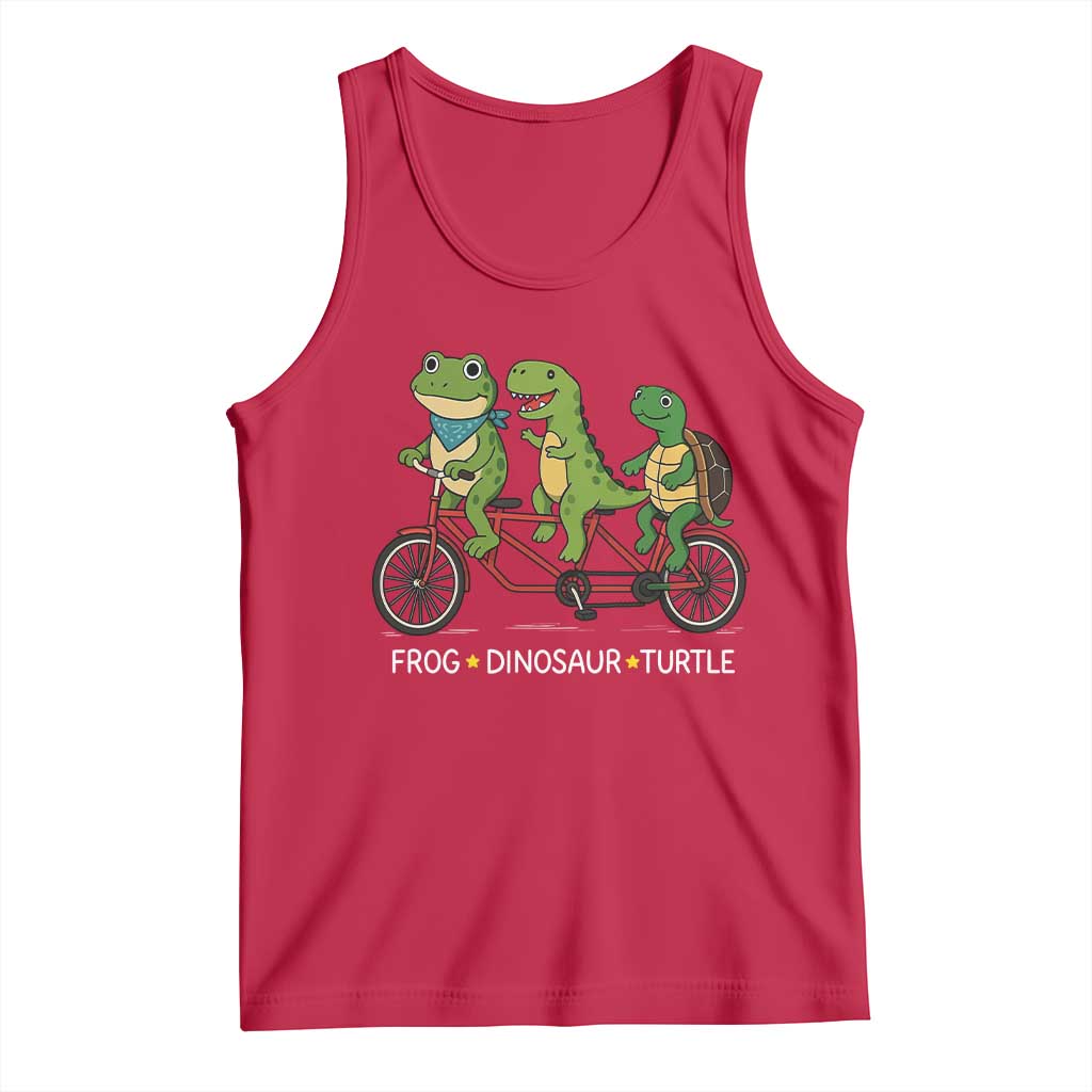 Subtle FDT Tank Top Frog Dinosaur Turtle Political Satire - Wonder Print Shop