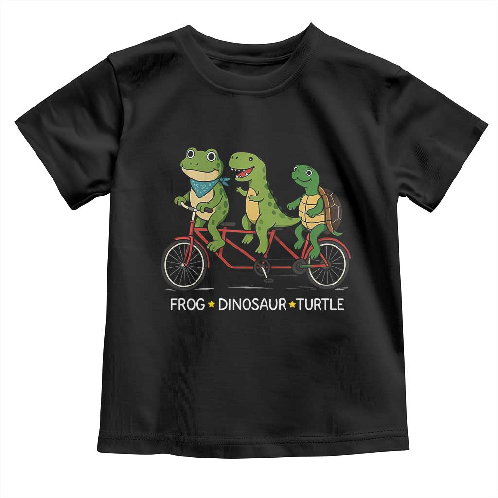 Subtle FDT Toddler T Shirt Frog Dinosaur Turtle Political Satire - Wonder Print Shop