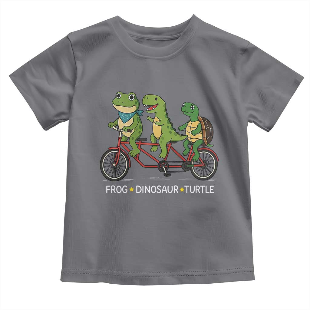 Subtle FDT Toddler T Shirt Frog Dinosaur Turtle Political Satire - Wonder Print Shop