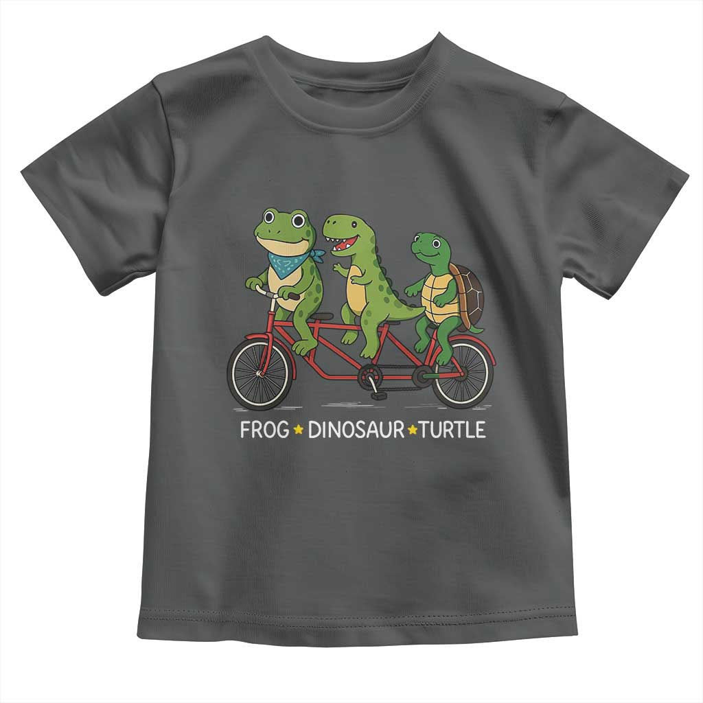 Subtle FDT Toddler T Shirt Frog Dinosaur Turtle Political Satire - Wonder Print Shop