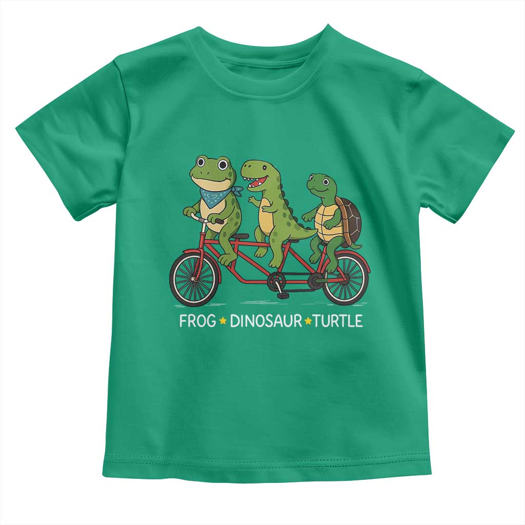 Subtle FDT Toddler T Shirt Frog Dinosaur Turtle Political Satire - Wonder Print Shop