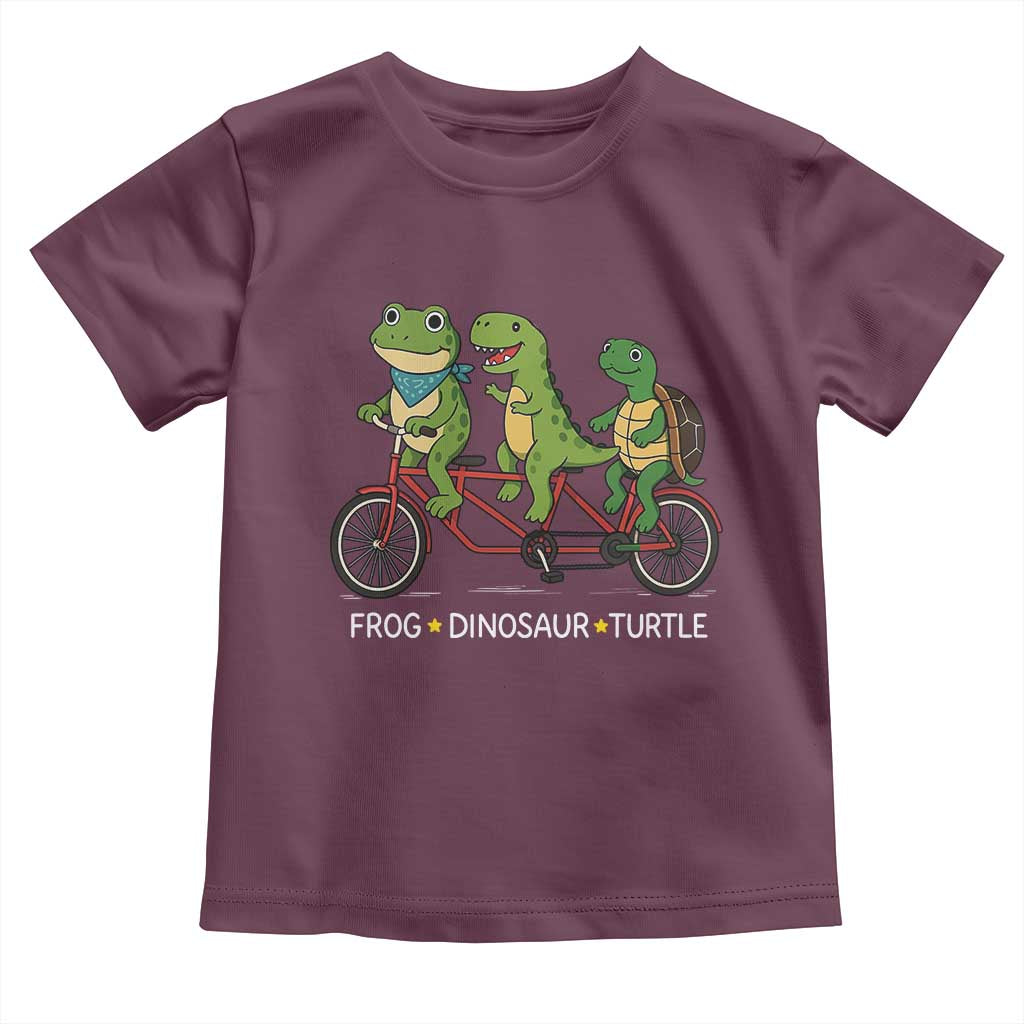 Subtle FDT Toddler T Shirt Frog Dinosaur Turtle Political Satire - Wonder Print Shop
