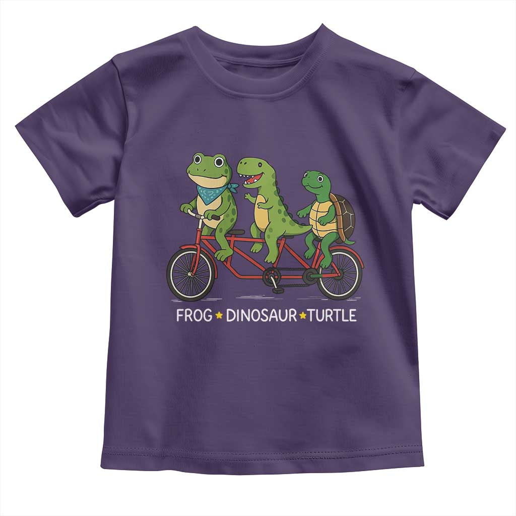 Subtle FDT Toddler T Shirt Frog Dinosaur Turtle Political Satire - Wonder Print Shop