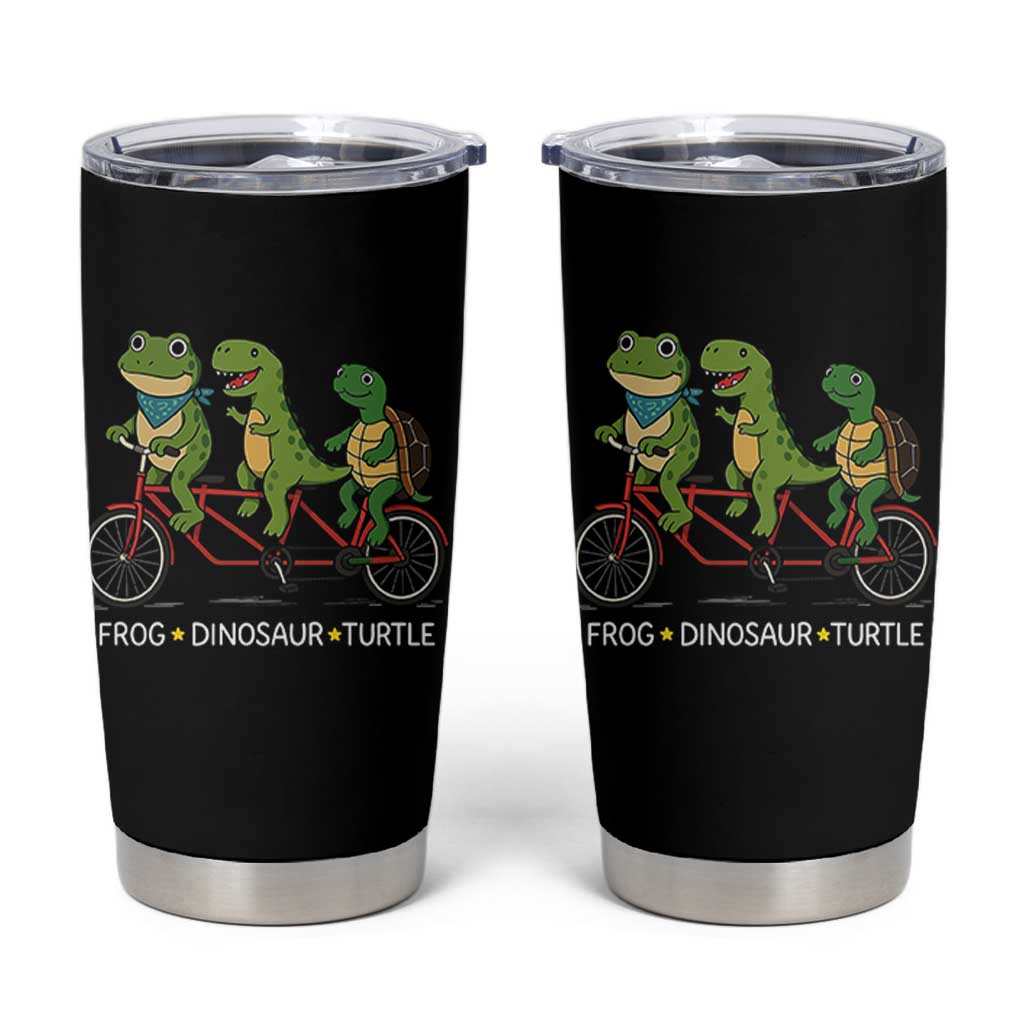 Subtle FDT Tumbler Cup Frog Dinosaur Turtle Political Satire - Wonder Print Shop