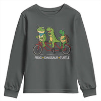 Subtle FDT Youth Sweatshirt Frog Dinosaur Turtle Political Satire - Wonder Print Shop