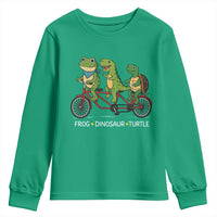 Subtle FDT Youth Sweatshirt Frog Dinosaur Turtle Political Satire - Wonder Print Shop