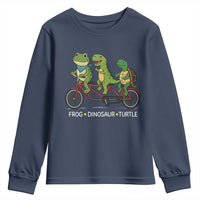 Subtle FDT Youth Sweatshirt Frog Dinosaur Turtle Political Satire - Wonder Print Shop
