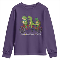 Subtle FDT Youth Sweatshirt Frog Dinosaur Turtle Political Satire - Wonder Print Shop