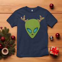 Alien Christmas T Shirt Funny Humans Aren't Real Cute UFO Gift - Wonder Print Shop