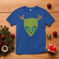 Alien Christmas T Shirt Funny Humans Aren't Real Cute UFO Gift - Wonder Print Shop