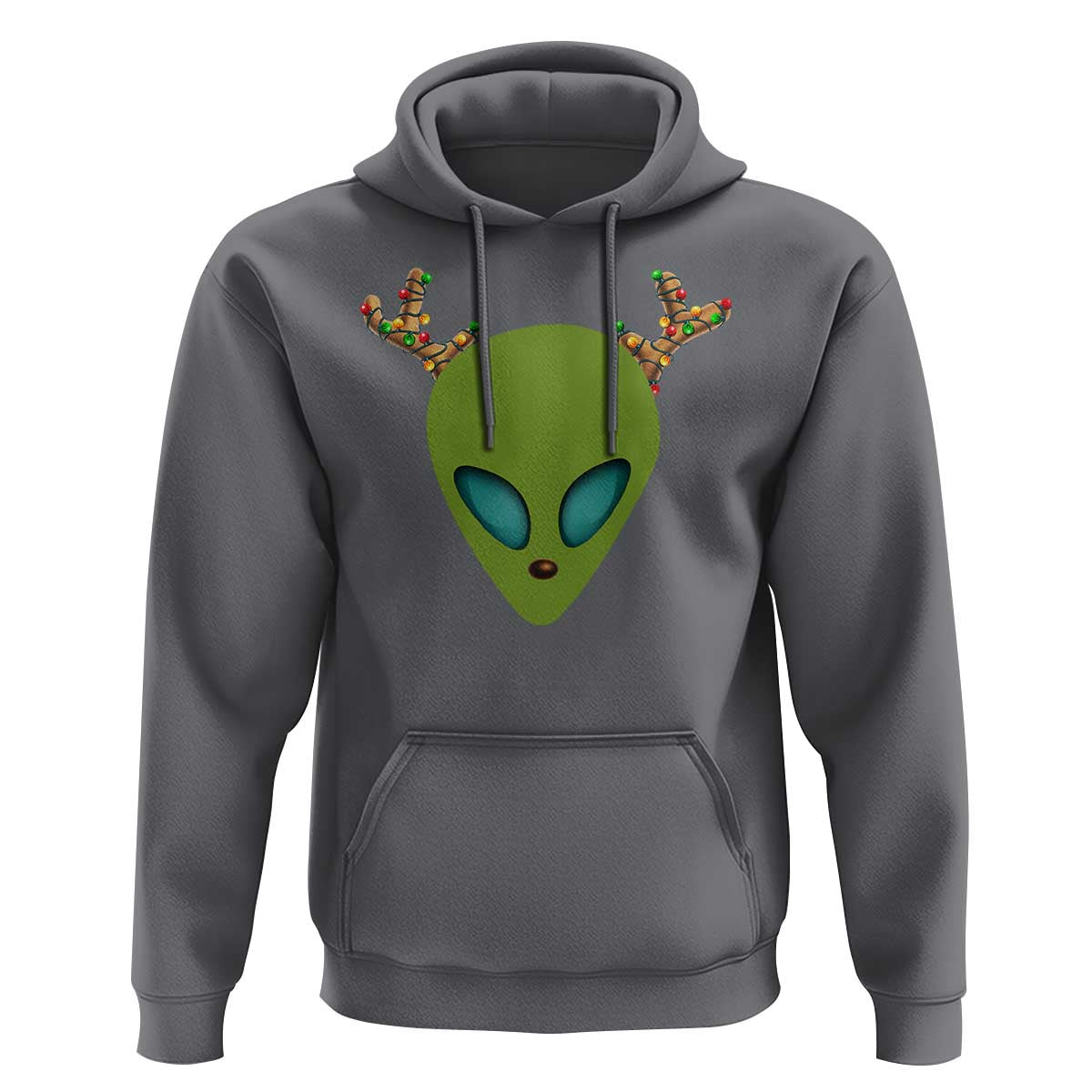 Alien Christmas Hoodie Funny Humans Aren't Real Cute UFO Gift