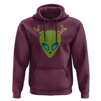 Alien Christmas Hoodie Funny Humans Aren't Real Cute UFO Gift