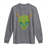 Alien Christmas Long Sleeve Shirt Funny Humans Aren't Real Cute UFO Gift