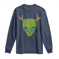 Alien Christmas Long Sleeve Shirt Funny Humans Aren't Real Cute UFO Gift