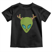 Alien Christmas Toddler T Shirt Funny Humans Aren't Real Cute UFO Gift