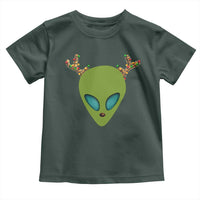 Alien Christmas Toddler T Shirt Funny Humans Aren't Real Cute UFO Gift