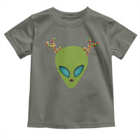 Alien Christmas Toddler T Shirt Funny Humans Aren't Real Cute UFO Gift