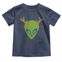 Alien Christmas Toddler T Shirt Funny Humans Aren't Real Cute UFO Gift