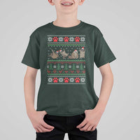 Raccoon Christmas T Shirt For Kid Funny Ugly Christmas - Wonder Print Shop