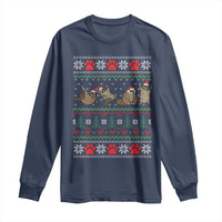 Raccoon Christmas Long Sleeve Shirt Funny Ugly Christmas