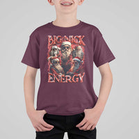 Christmas Santa T Shirt For Kid Big Nick Energy Bootleg Rap Tee - Wonder Print Shop