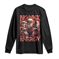Christmas Santa Long Sleeve Shirt Big Nick Energy Bootleg Rap Tee