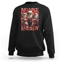 Christmas Santa Sweatshirt Big Nick Energy Bootleg Rap Tee - Wonder Print Shop