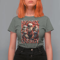 Christmas Santa T Shirt For Women Big Nick Energy Bootleg Rap Tee - Wonder Print Shop