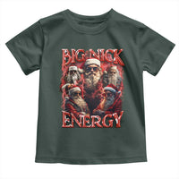 Christmas Santa Toddler T Shirt Big Nick Energy Bootleg Rap Tee