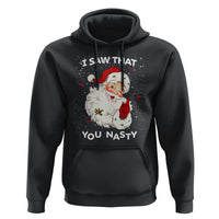 Christmas Santa Hoodie Vintage I Saw That You Naughty
