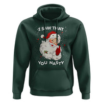 Christmas Santa Hoodie Vintage I Saw That You Naughty