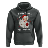 Christmas Santa Hoodie Vintage I Saw That You Naughty