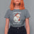 Christmas Santa T Shirt For Women Vintage I Saw That You Naughty - Wonder Print Shop