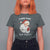 Christmas Santa T Shirt For Women Vintage I Saw That You Naughty - Wonder Print Shop