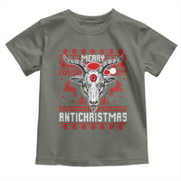 Satan Claus Merry Antichristmas Toddler T Shirt Pentagram Ugly Christmas Sweater Evil Pajama