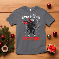 Christmas Krampus T Shirt Scary Horror Goth Xmas Gruss Von Krampus - Wonder Print Shop
