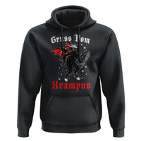 Christmas Krampus Hoodie Scary Horror Goth Xmas Gruss Von Krampus