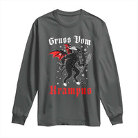 Christmas Krampus Long Sleeve Shirt Scary Horror Goth Xmas Gruss Von Krampus