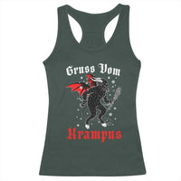 Christmas Krampus Racerback Tank Top Scary Horror Goth Xmas Gruss Von Krampus