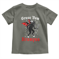 Christmas Krampus Toddler T Shirt Scary Horror Goth Xmas Gruss Von Krampus