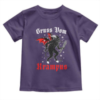 Christmas Krampus Toddler T Shirt Scary Horror Goth Xmas Gruss Von Krampus