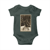Christmas Krampus Baby Onesie Xmas Horror Ugly Sweater Krampus Tarot Card Evil Pajama