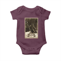 Christmas Krampus Baby Onesie Xmas Horror Ugly Sweater Krampus Tarot Card Evil Pajama