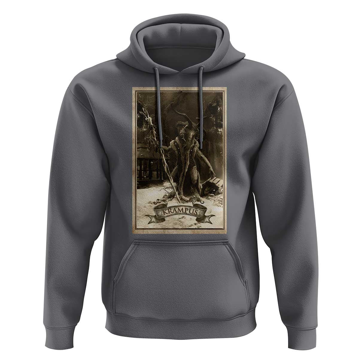 Christmas Krampus Hoodie Xmas Horror Ugly Sweater Krampus Tarot Card Evil Pajama