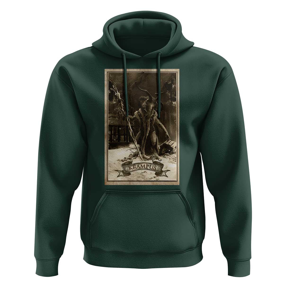 Christmas Krampus Hoodie Xmas Horror Ugly Sweater Krampus Tarot Card Evil Pajama